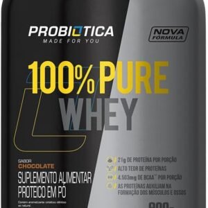 Probiótica 100% Pure Whey Nova Fórmula - 900G Chocolate -