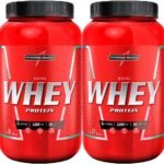 Combo 2x Suplemento em Pó Nutri whey Protein Para Ganho de Peso Chocolate 900g Pote - Integralmedica